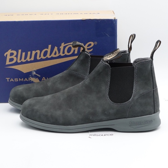 NEW Men's US Size 12 / UK 11 Blundstone 1398 Non-Safety Slip-On Leather Shoes - Picture 1 of 7